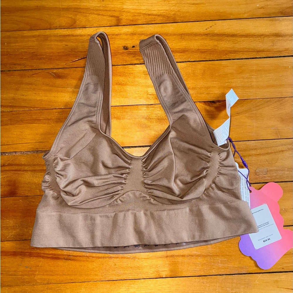 Yitty Women’s Nearly Naked Shaping Midi Bra Moody B**** Taupe Size M/L $60